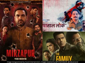 Mirzapur The Family Man posters