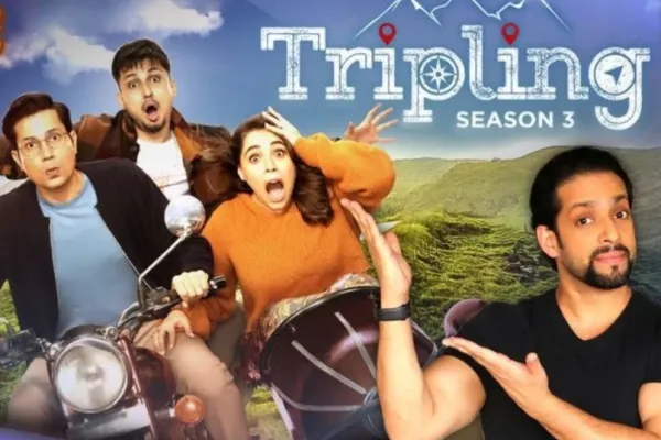 Amol Parashar, Sumeet Vyas and Maanvi Gagroo with Salil Acharya