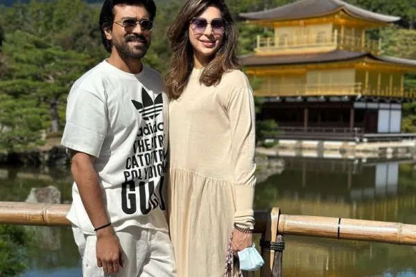 Ram Charan and wife Upasana 