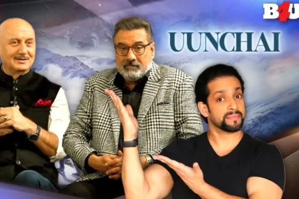 Anupam Kher and Boman Irani with Salil Acharya