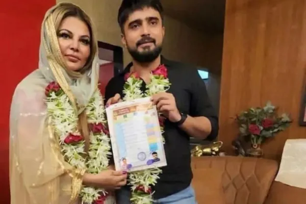 Rakhi Sawant and Adil Khan Durrani