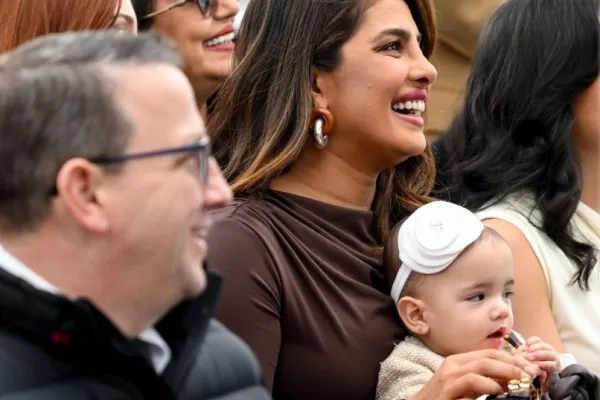 Priyanka Chopra with her daughter