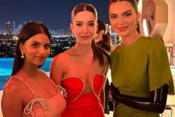 Suhana Khan, Shanaya Kapoor and Kendall Jenner