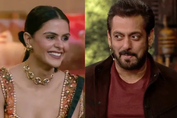 Priyanka Chahar Choudhary and Salman Khan