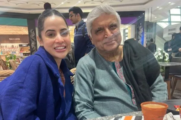 Urfi Javed with Javed Akhtar