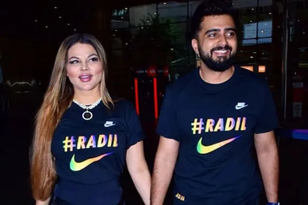 Rakhi Sawant with her husband