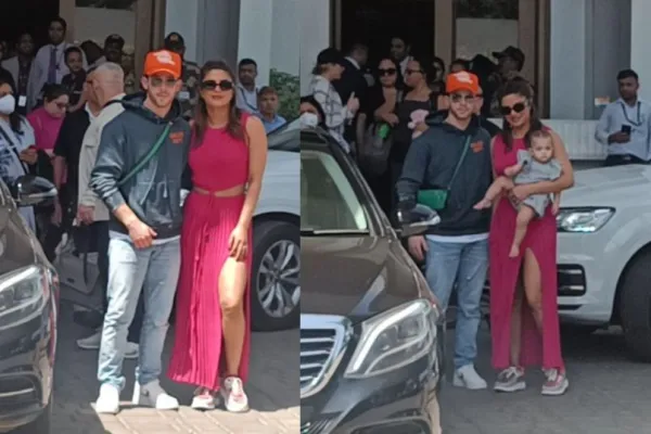 Priyanka Chopra arrives in India 