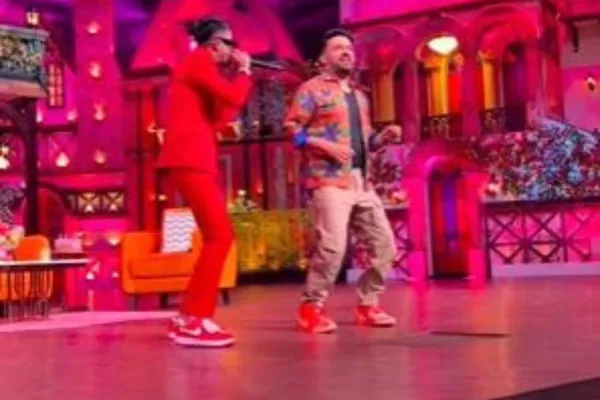 MC Stan raps at Kapil Sharma show 