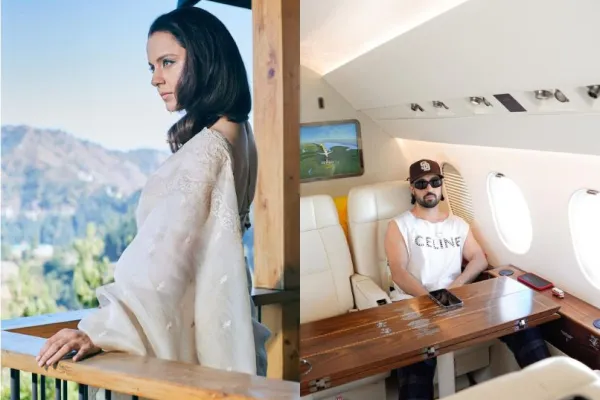 Kangana Ranaut and Diljit Dosanjh 