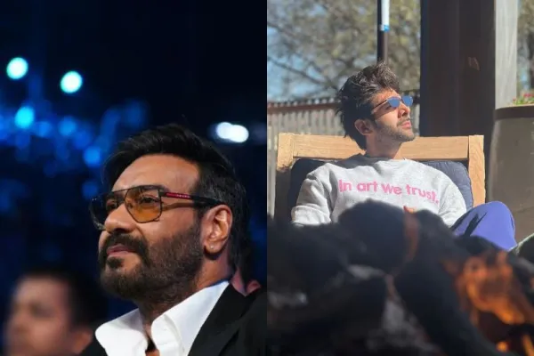 Ajay Devgn and Kartik Aaryan 