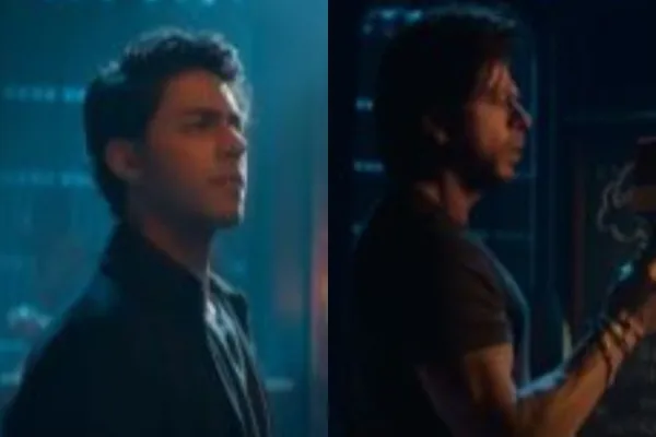 Aryan Khan and SRK 