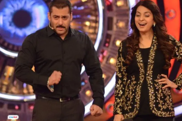 Salman Khan and Juhi Chawla 