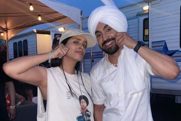 Lily Singh and Diljit Dosanjh 