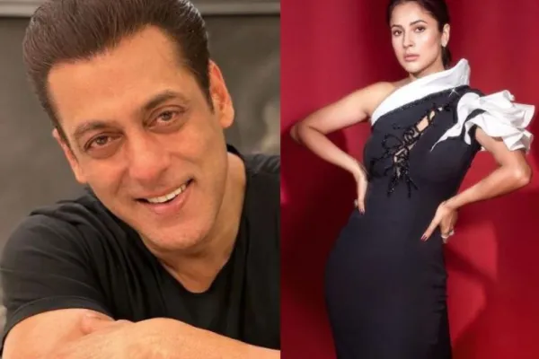 Salman Khan and Shehnaaz Gill 