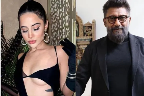 Uorfi Javed and Vivek Agnihotri 