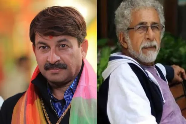 Manoj Tiwary and Naseeruddin Shah 