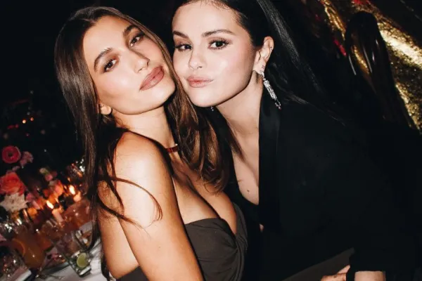 Hailey Bieber and Selena Gomez 