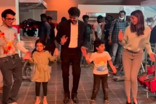 Pooja Hegde and Vijay 