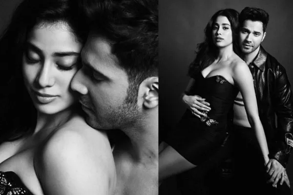 Janhvi Kapoor and Varun Dhawan 