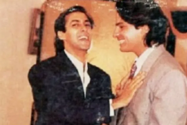 Salman Khan and Rahul Roy 