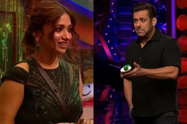 Jiya Shankar and Salman Khan 
