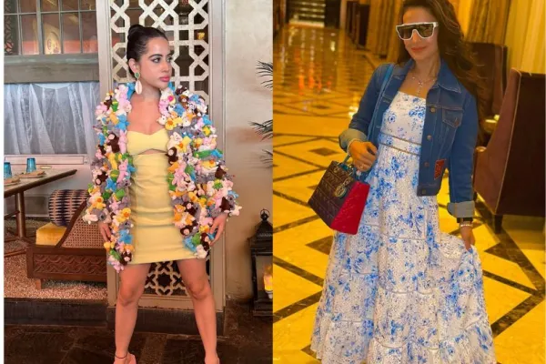 Uorfi Javed and Ameesha Patel 