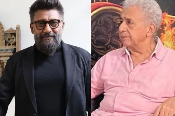 Vivek Agnihotri and Naseeruddin Shah 