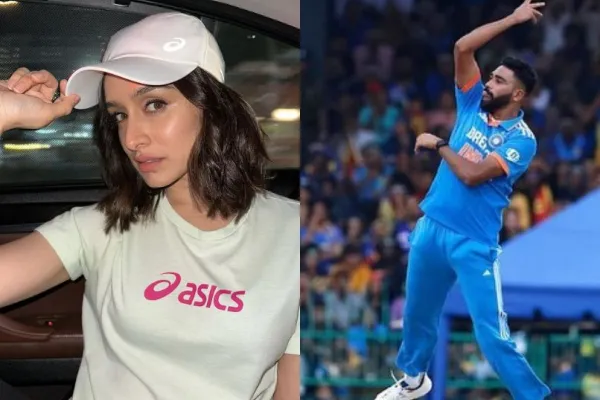 Shraddha Kapoor and Mohammed Siraj 