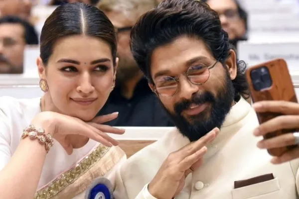Kriti Sanon and Allu Arjun 