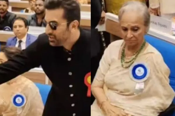 Ranbir Kapoor and Waheeda Rehman 