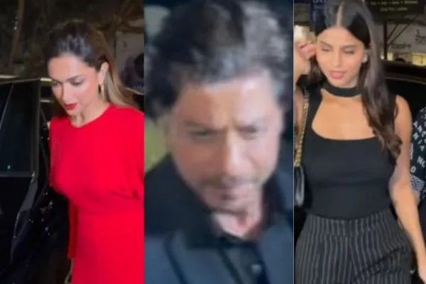 Deepika, SRK and Suhana Khan 