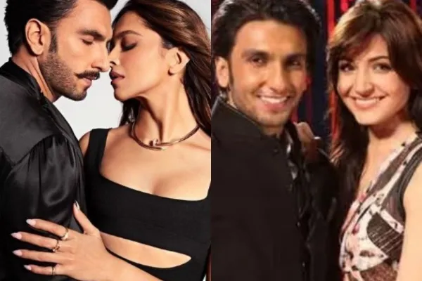 Ranveer Singh, Deepika Padukone and Anushka Sharma 
