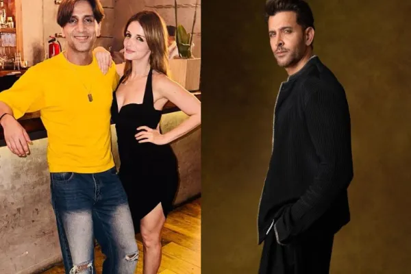 Sussaane Khan anf Hrithik Roshan 