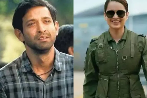 Vikrant Massey and Kangana Ranaut 