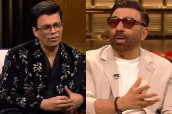 Karan Johar and Sunny Deol 