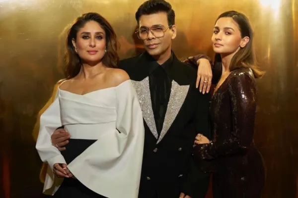 Kareena Kapoor, Karan Johar and Alia Bhatt 