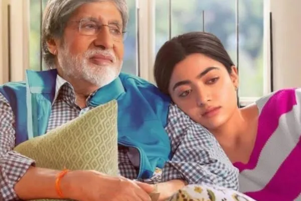 Amitabh Bachchan and Rashmika Mandanna 