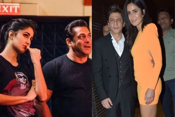 Katrina Kaif, Salman Khan and Shah Rukh Khan 