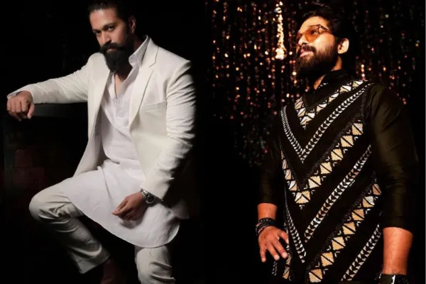 Yash and Allu Arjun 