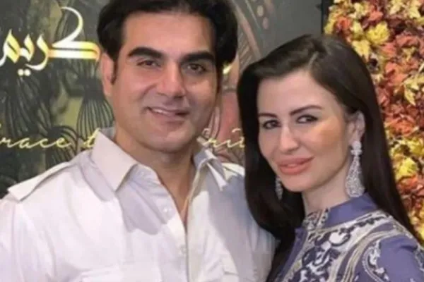 Arbaaz and Giorgia 