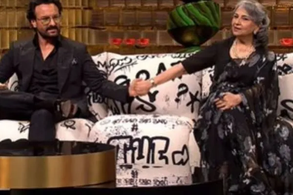 Saif Ali Khan and Sharmila Tagore 