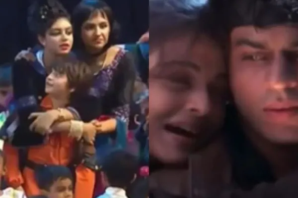 Aishwarya, SRK and Aaradhya Abram 