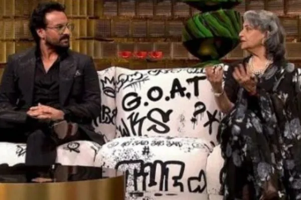 Saif Ali Khan and Sharmila Tagore 