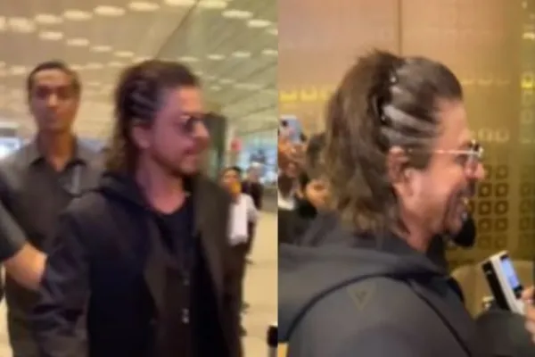 Shah Rukh Khan Mumbai airport 