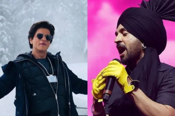 Shah Rukh Khan and Diljit Dosanjh 