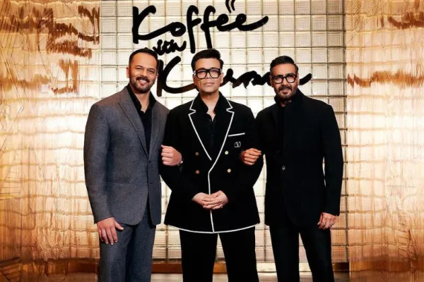 Rohit Shetty, Karan Johar and Ajay Devgn 