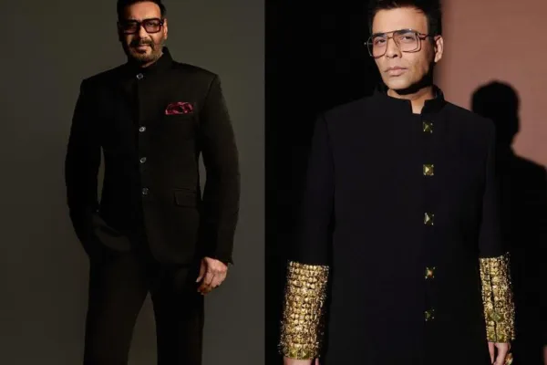 Ajay Devgn and Karan Johar 