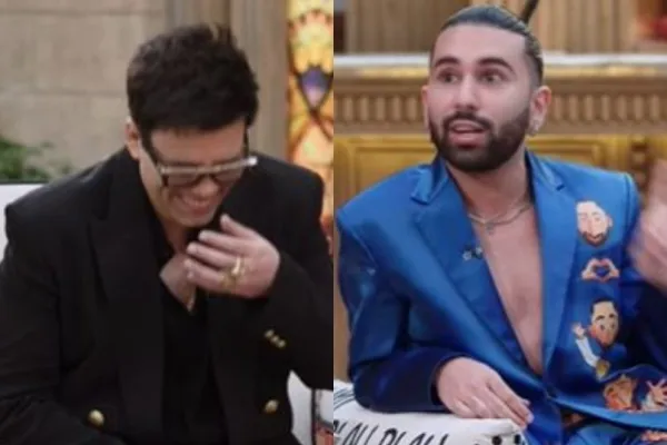Karan Johar and Orry 