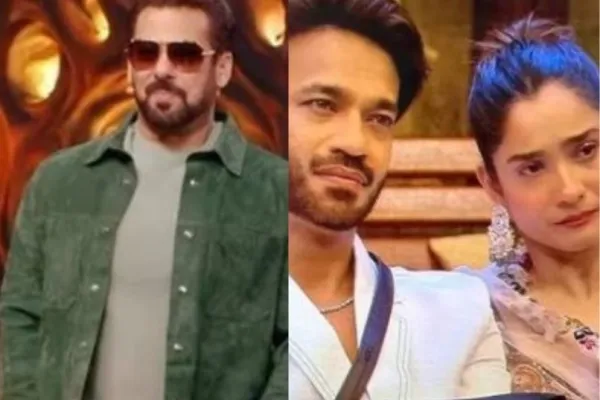 Salman Khan, Vicky Jain and Ankita Lokhande 