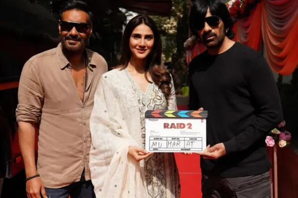 Ajay Devgn, Vaani Kapoor and Ravi Teja 